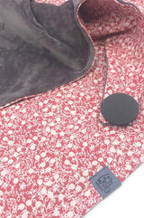 Detail von Dreieckstuch für Damen aus Baumwolle mit weichem Baumwollnicki gefüttert, weich, warm, stylisch, perfekter Winterschal,