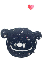 Kuschelkissen mit Ohren, Material Baumwolle, Microfaserplüsch, made with Love, ein Stück flauschiges Glück, handmade