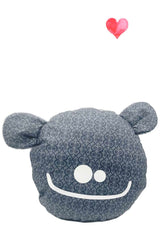 Kuschelkissen mit Ohren, Material Baumwolle, Microfaserplüsch, made with Love, ein Stück flauschiges Glück, handmade