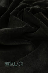 Futterstoff Baumwollnicki schwarz