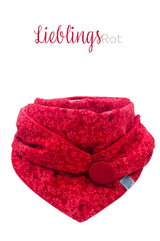 Dreieckstuch Damen rot Bordeauxrot Weinrot