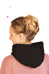 Kapuzen schal schwarz