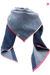 XXL Tuch damen jeans mit rosa und pinker borte 