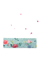 haarband damen leo grün mit blüten 