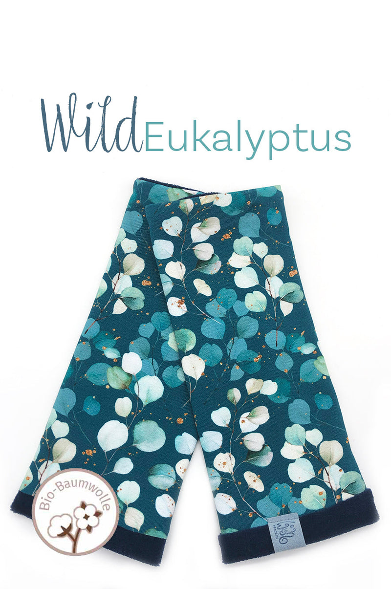 Armstulpen | Eukalyptus | Petrol & Blau Stulpen wishproject 