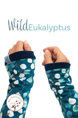Armstulpen | Eukalyptus | Petrol & Blau Stulpen wishproject 